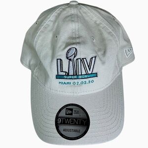Super Bowl LIIV Miami 2020 Cap Hat Adjustable Adult Cotton Khaki Neutral NWT